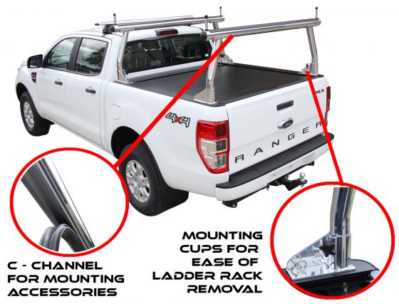 ROLL R COVER- Volkswagen Dual Cab Amarok Canyon Sports Bars (A53R) TheUTEShop Products